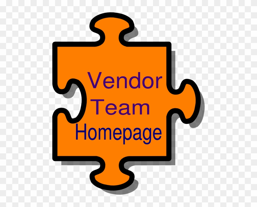 Vendor Team Homepage Clip Art At Clker - Puzzle Pieces Clip Art #1259667