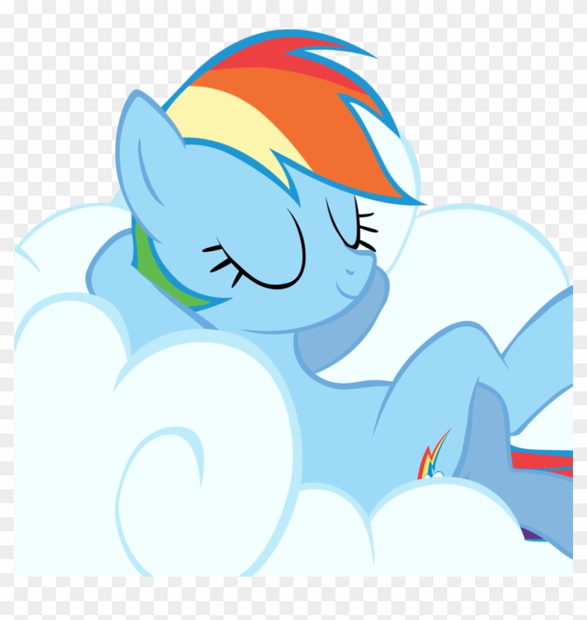 Rainbow Dash Cloud Png #1259853