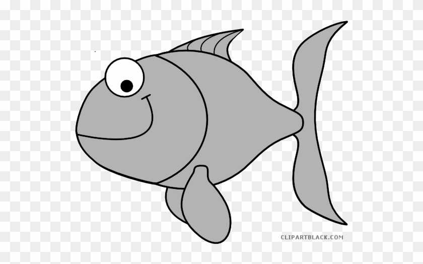 Awesome Fish Animal Free Black White Clipart Images - Goldfish Clip Art #1259888