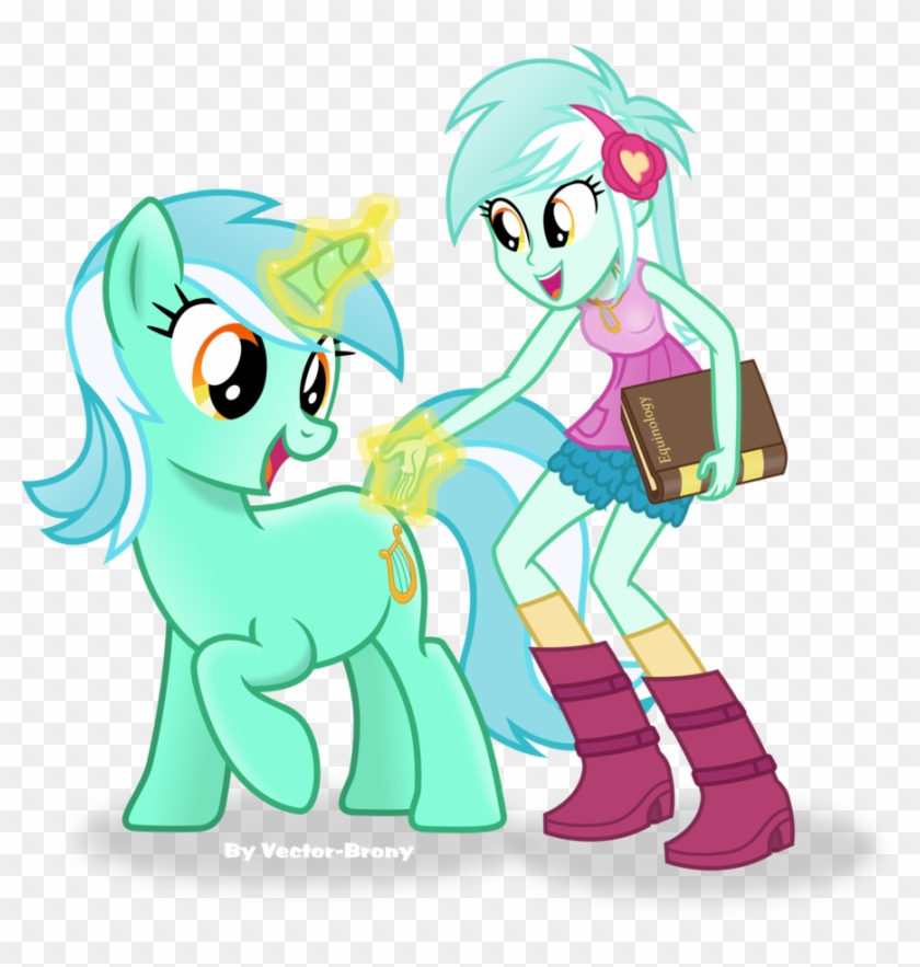 Lyra Meets Lyra By Vector-brony - Lyra Heartstrings Human Obsession #1259910