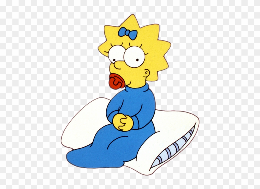 Cartoon Characters Simpsons Png Image - Maggie Simpson Png #1259994