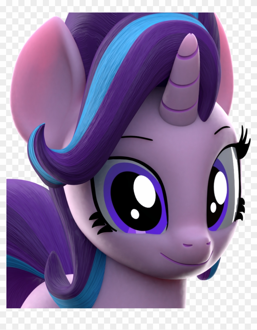 Looking At You, Mare, Pony, Portrait, Safe, Smiling, - Starlight Glimmer Blender #1260014