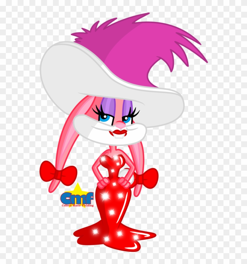 November Tiny Toons Art Jam By Tiny Toon Adventures - Babs Bunny Red Dress #1260089