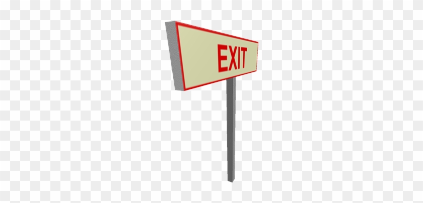 Exit Sign - Traffic Sign #1260135