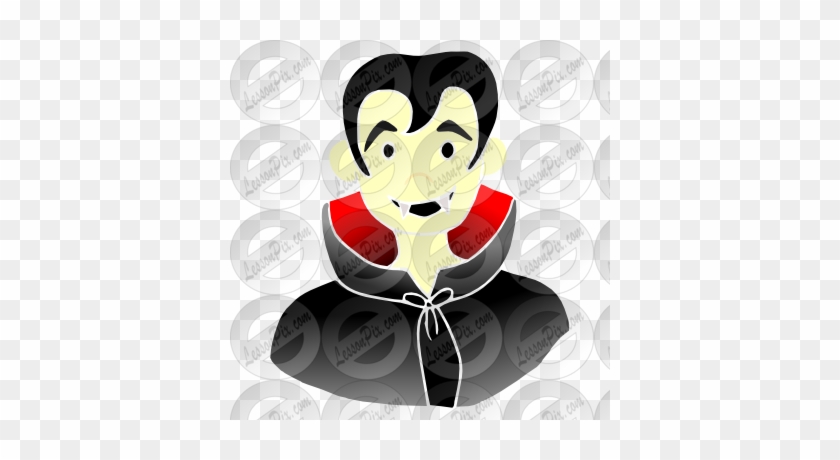 Dracula Clipart Hair - Cartoon #1260201