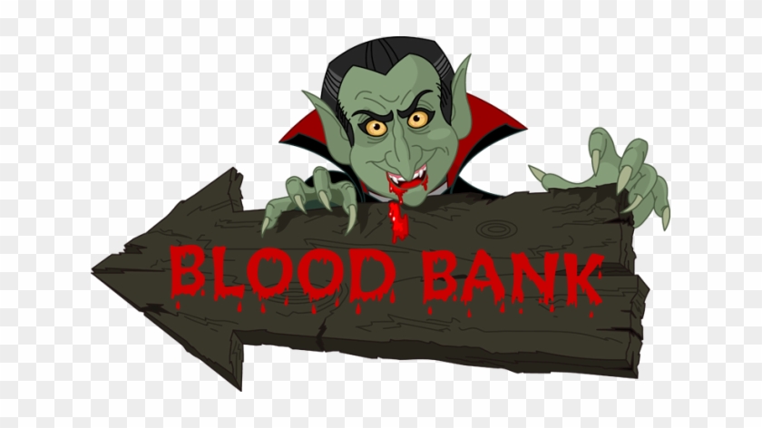 Blood Bank Halloween Clipart - Clip Art #1260220