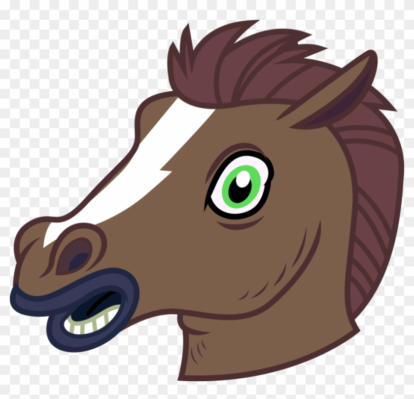 Horse Mask By Paulysentry - Horse Head Mask Vector #1260265