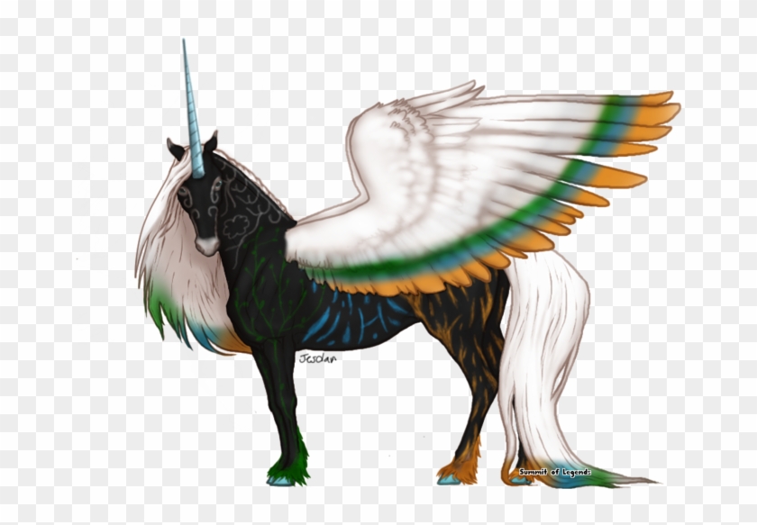 Half-folded Wings - Unicorn #1260299