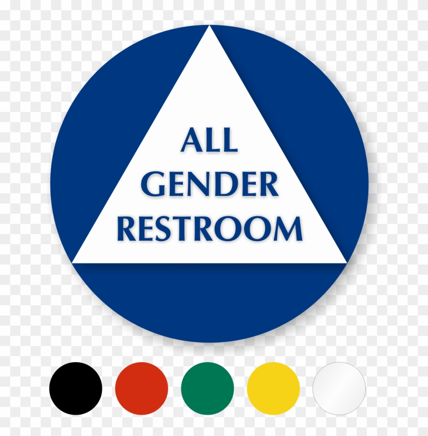Mydoorsign Restroom Boys Girls Pictograms Yellow Sign #1260492