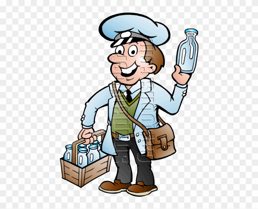 Milkman Coloring Pages Clipart Library - Milk Man Clip Art #1260593