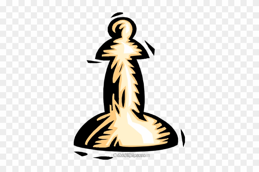 Chess Piece Pawn Royalty Free Vector Clip Art Illustration - Chess Piece Pawn Royalty Free Vector Clip Art Illustration #1260631