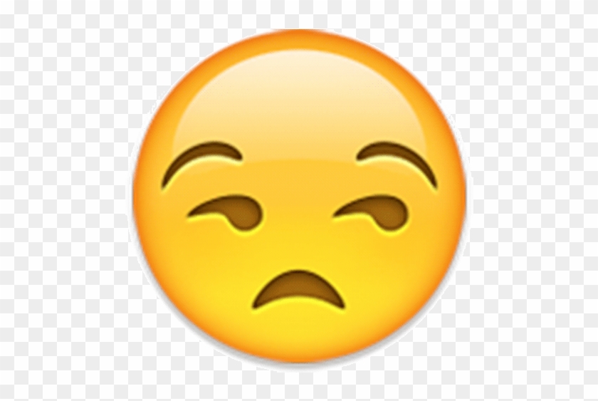 Forum Emoji Sticker For Ios & Android - Not Impressed Emoji Png #1260683