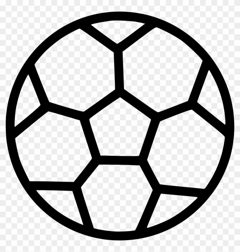 Football Soccer Ball Play Comments - Football Outline #1260806