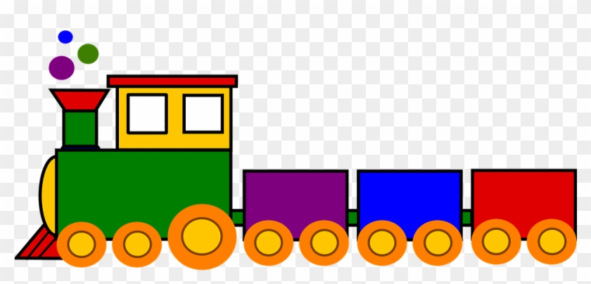 Colorful Train Clipart 6 By Amy - Choo Choo Train Clipart #1260921