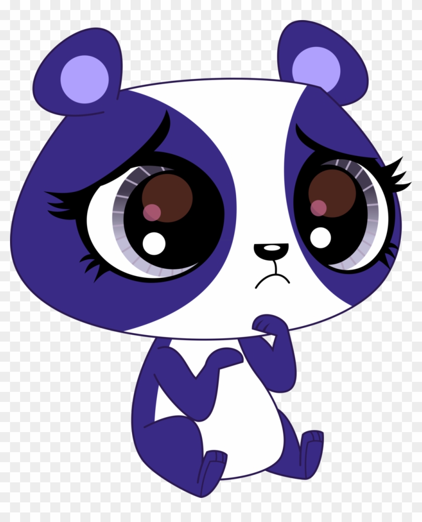 Sad Crying Eyes Drawings - My Littlest Pet Shop Panda #1260953
