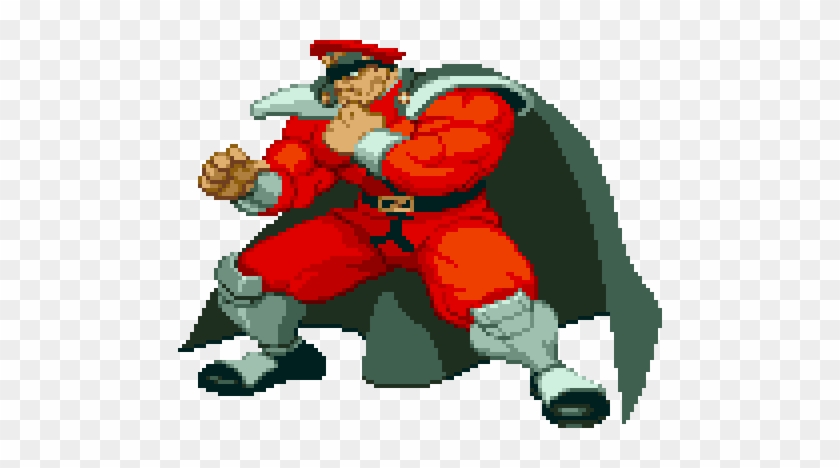 Street - M Bison Scissor Kick Gif #1260955