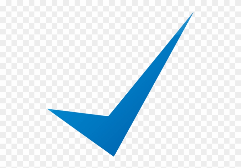 Web 2 Blue Check Mark 10 Icon - Cheque #1260979