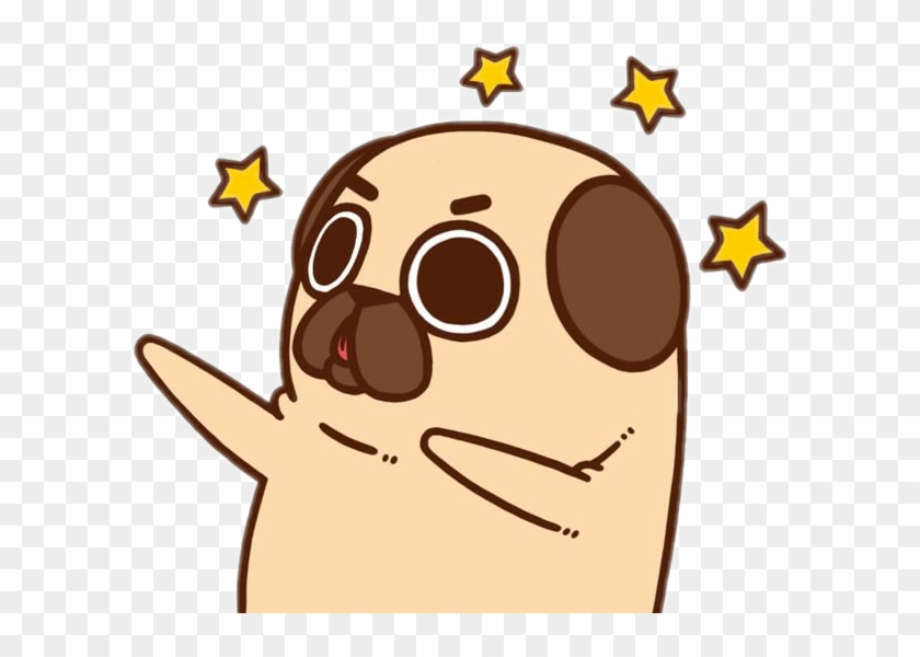 Pug Sticker - Dab Pug #1261002