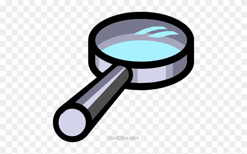 Symbol Of A Magnifying Glass Royalty Free Vector Clip - Dibujos De Instrumentos Opticos #1261143