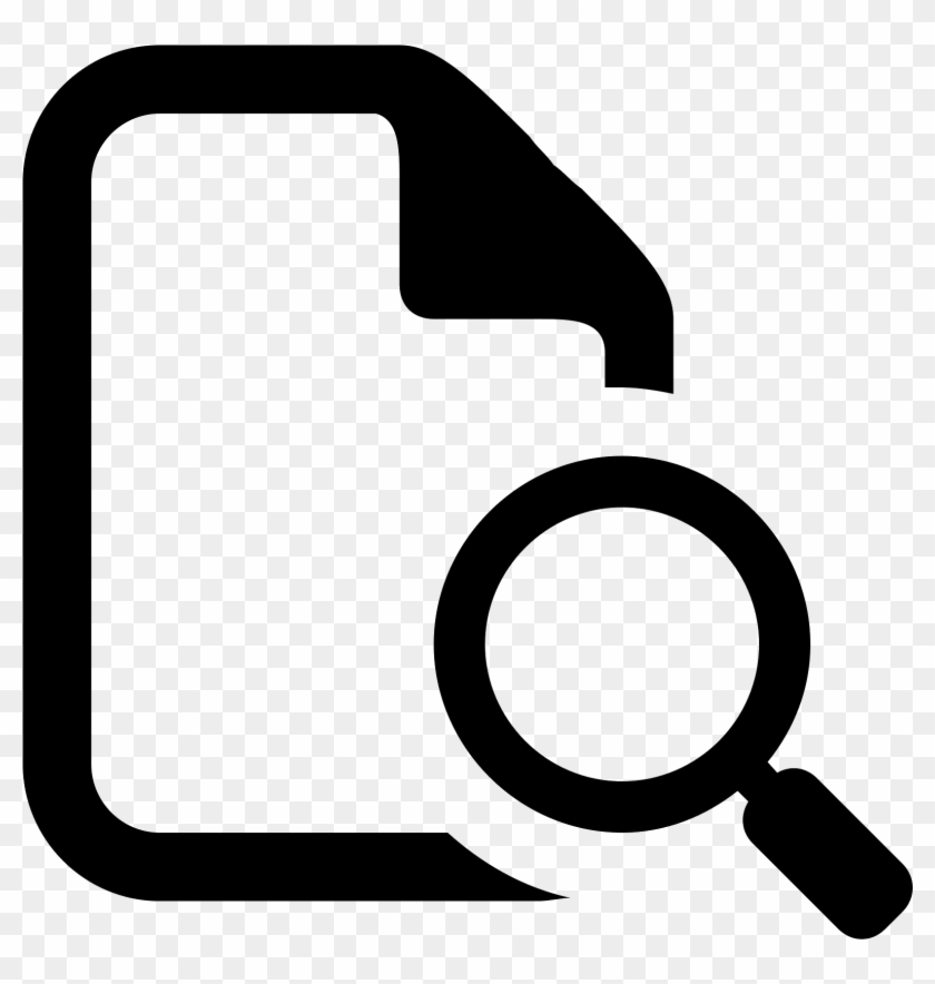 Computer Icons - Magnifying Glass - View File Icon Png #1261146