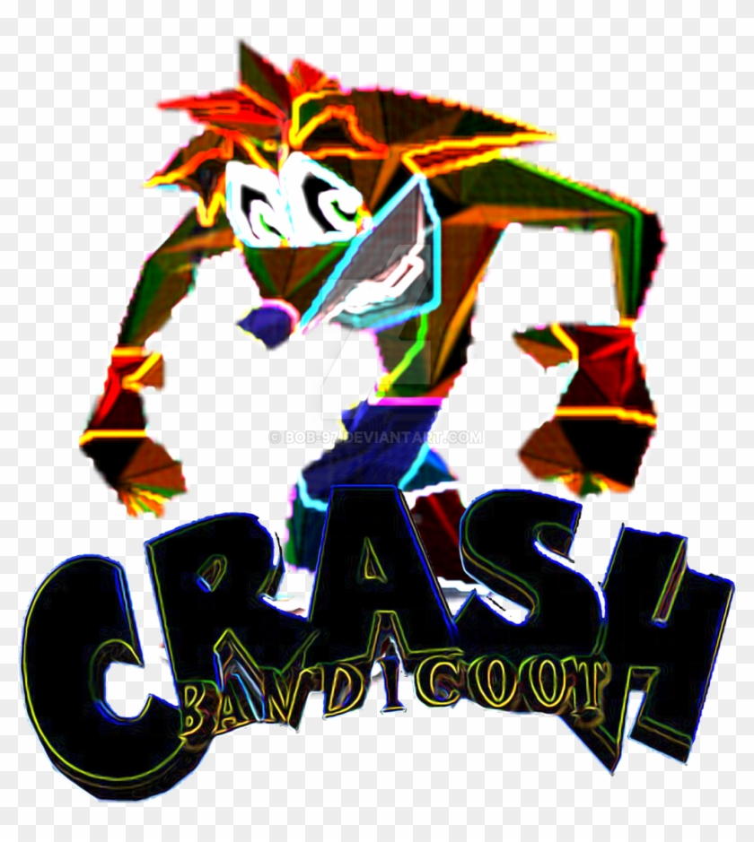 Crash Bandicoot Glow By Bob-97 - Graphic Design #1261350