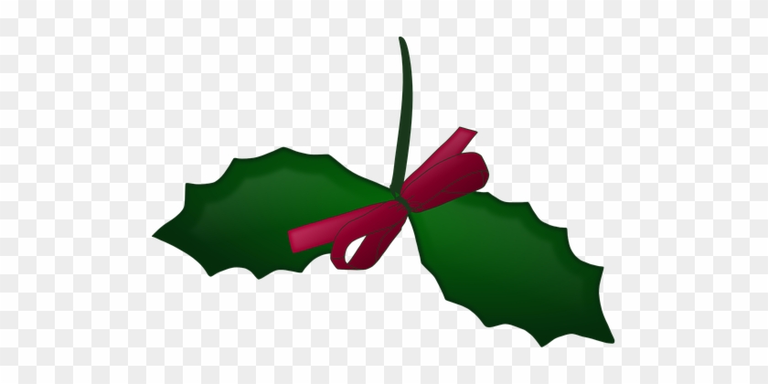 Christmas, Holly, Xmas, Ribbon - ภาพ คริสต์มาส Png #1261352