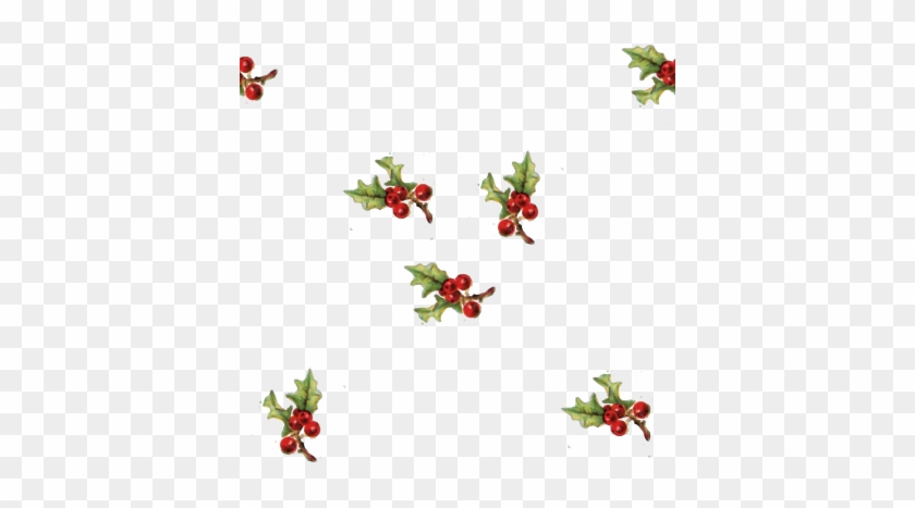 Add A Of Holly With Berries, And A Seamless Tile Too - Holly Sprig Clip Art #1261354