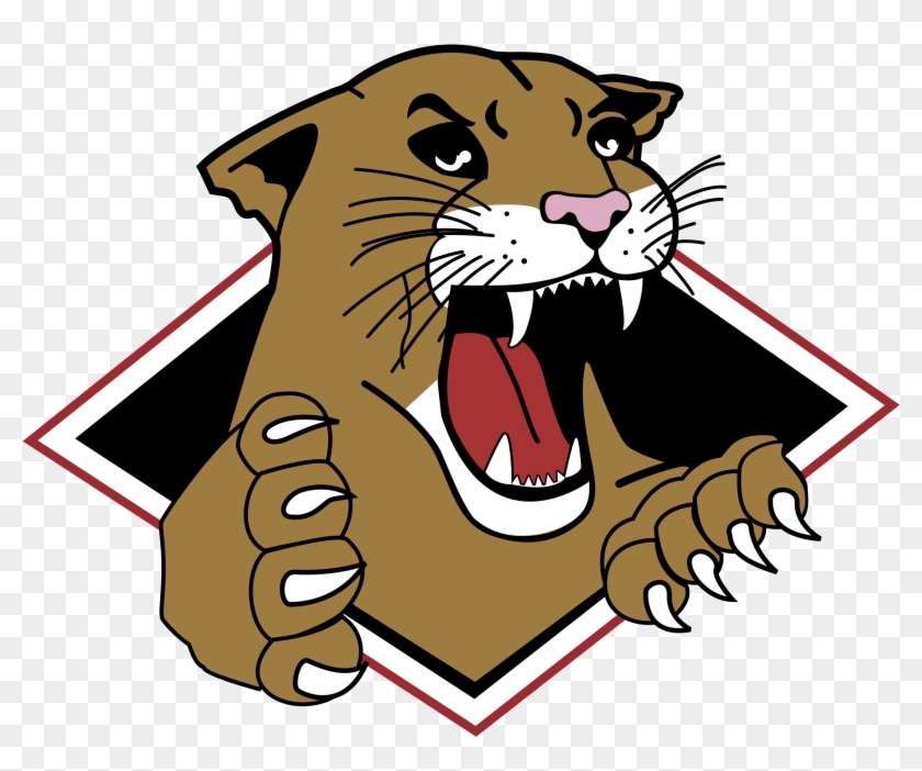 Pricne George Cougars Logo Logo Black And White - Williams Middle Magnet School Mascot #1261427