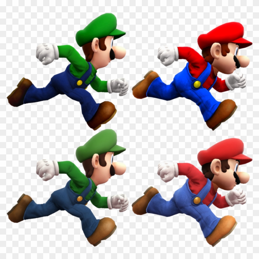 Mario Brothers Running By Banjo2015 - Mario Running #1261443