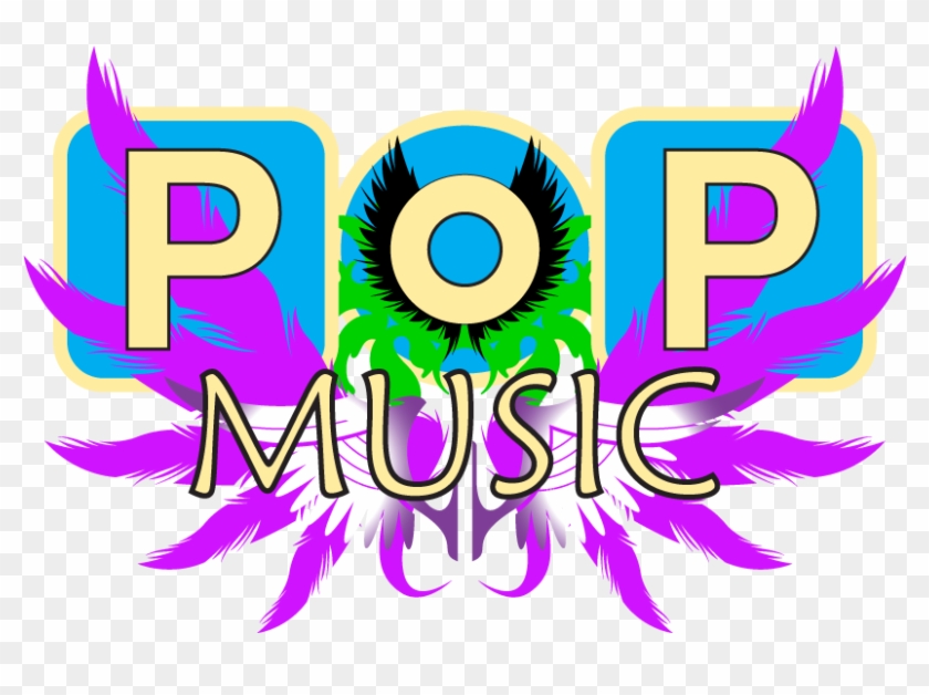 Pop Music Royalty-free Clip Art - Pop Music Logo Png #1261590