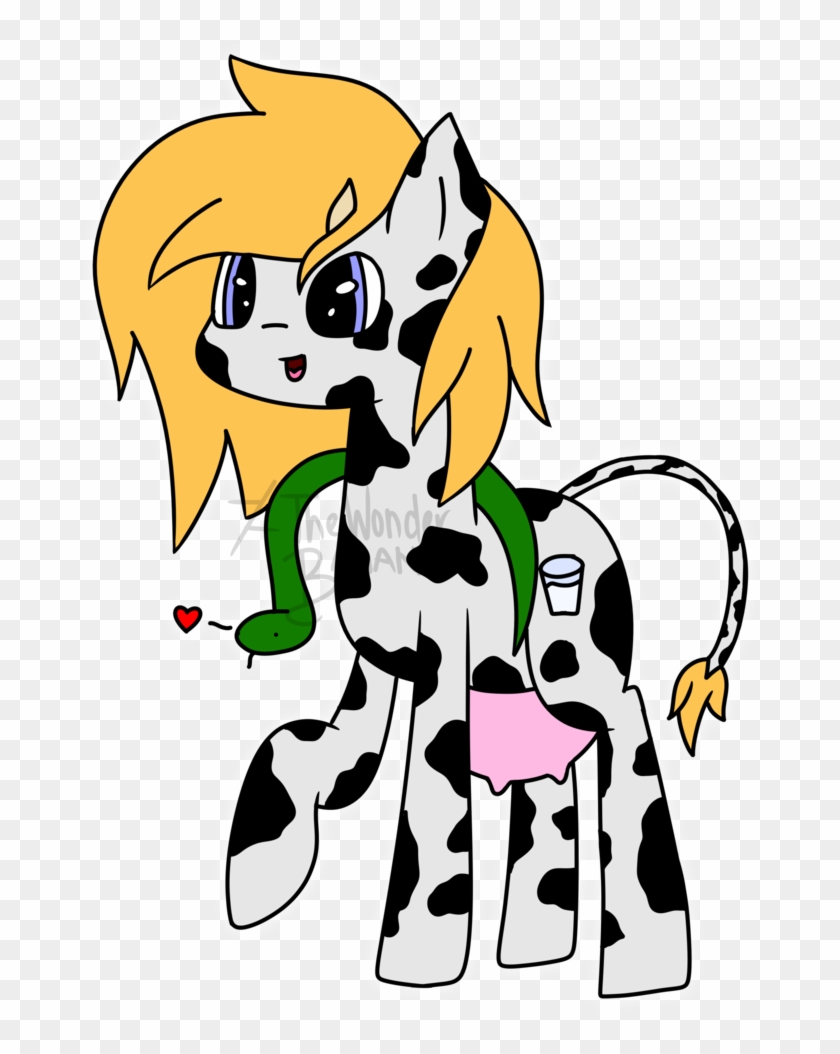 Vinylmelody, Cow Pony, Heart, Oc, Oc Only, Raised Hoof, - Cartoon #1261664