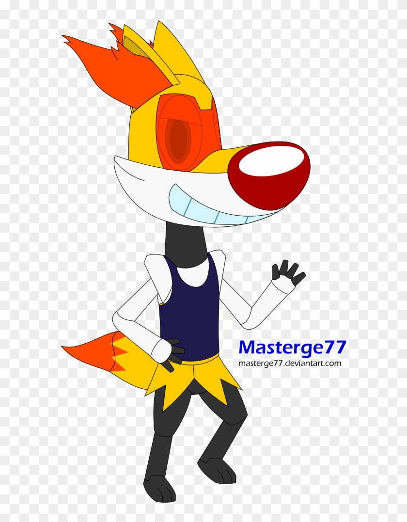 Amy The Robot Braixen By Masterge77 - Cartoon #1261866