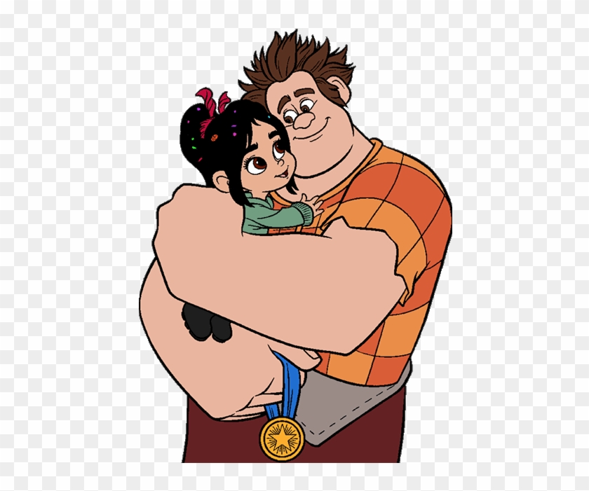 Wreck Clipart King Duncan - Wreck It Ralph And Vanellope Hugging #1261883