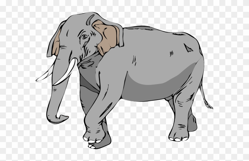 Asian Elephant Clipart Elephant Foot - Big Clipart #1261893