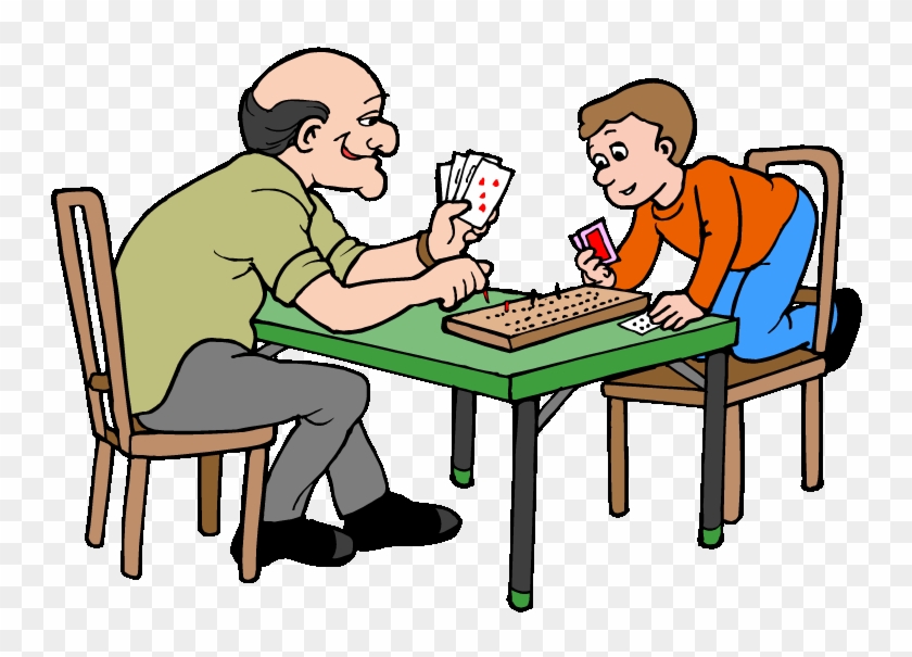 Cribbage For Experts Book By Dan Barlow Rh Cribbagesupply - Boy With Grandpa Clip Art #1261902