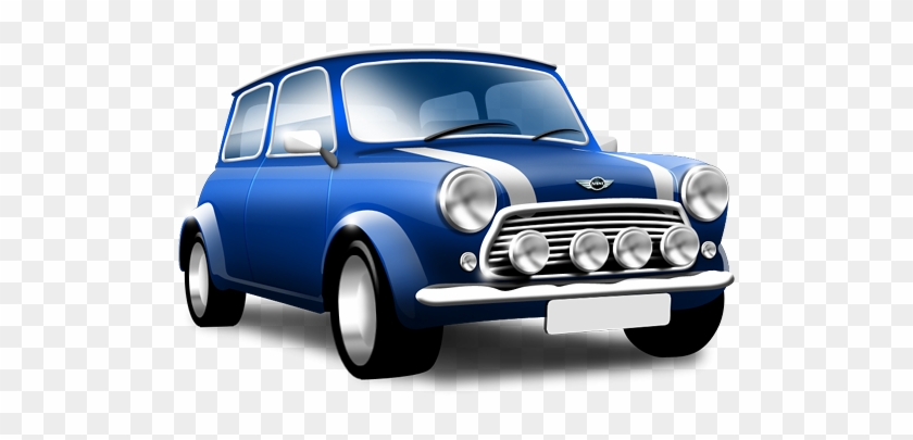 Blue Car Clipart Mini Car - Car .icon #1261982