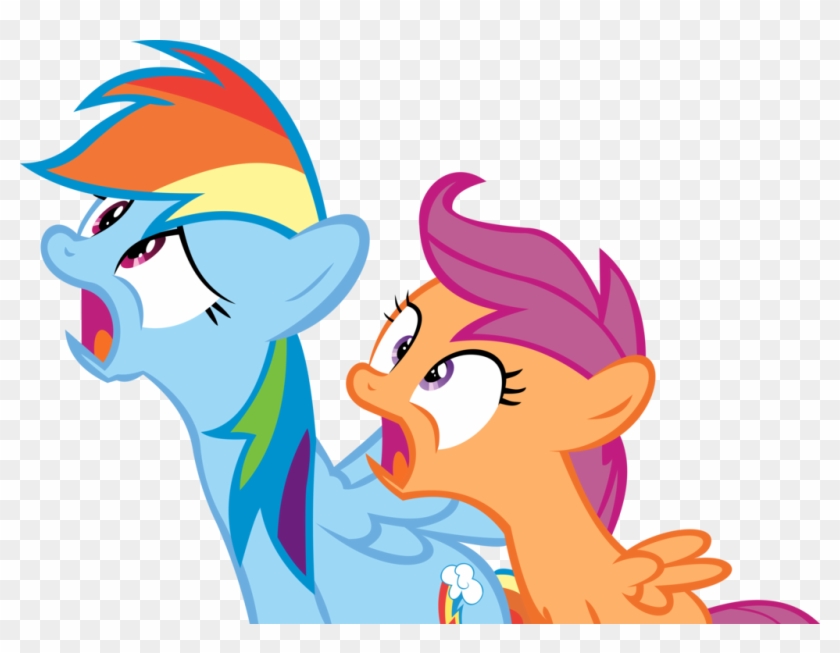 Rainbow - Mlp Scootaloo And Rainbow Dash #1262061