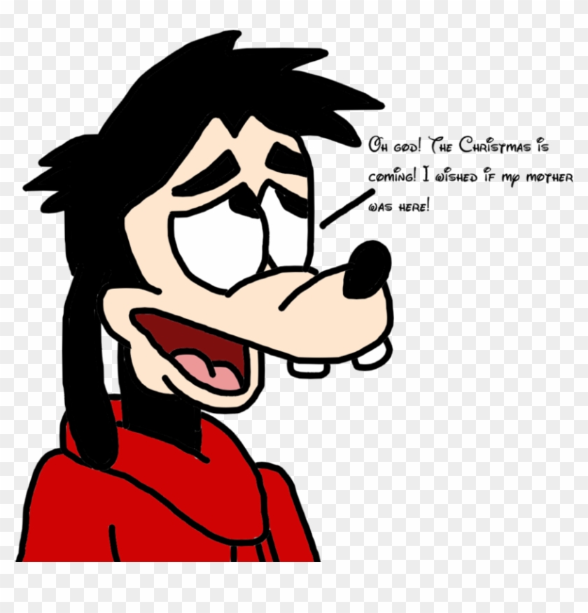 Max Wished If His Mother Was Here In Christmas By Marcospower1996 - Max Goof Mother #1262132