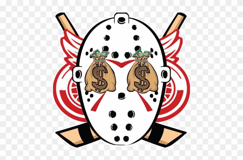 "detroit Player Moneybags Hockey" - Clip Art #1262151