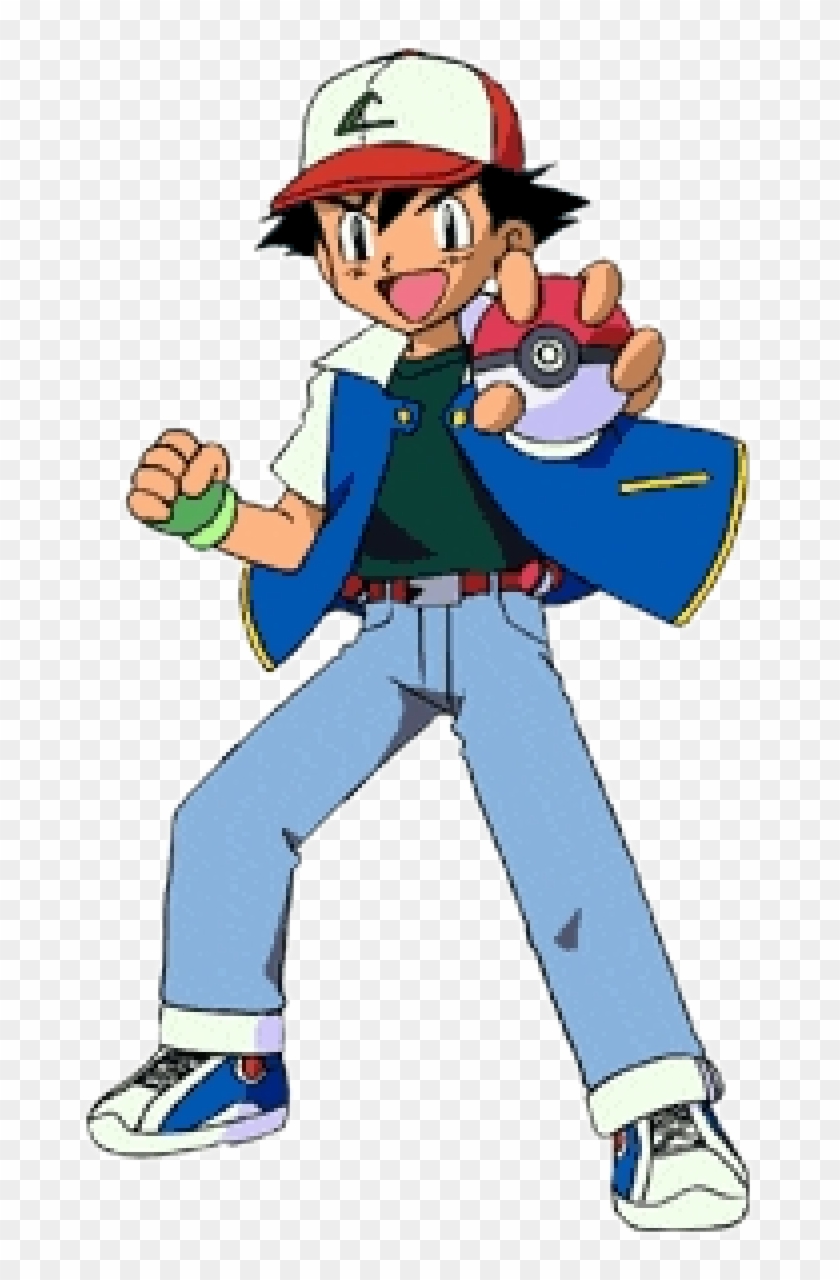 Pokemon Season 1 Main Characters - Pokemon Ash Ketchum Cosplay Costume #1262215