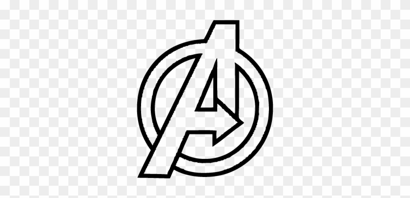 Avengers Logo Decal - Avengers Logo Coloring Pages #1262244