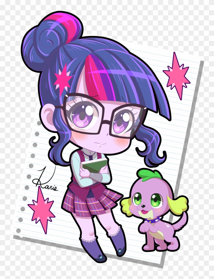 Twilight Sparkle Chibi Png By Karis-coba - Twilight Sparkle Chibi #1262248