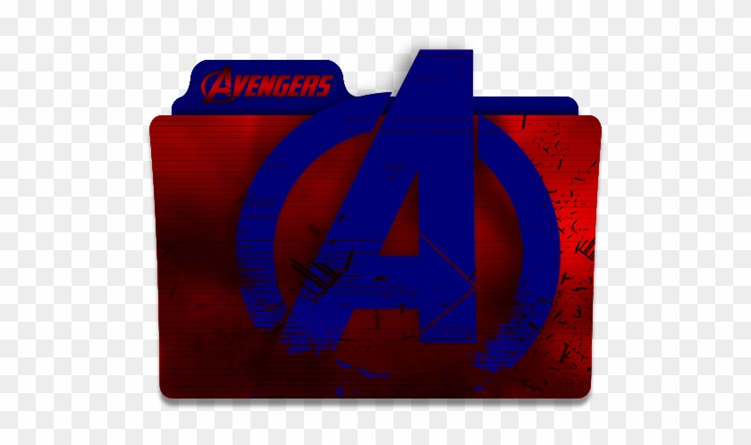 Avengers Folder Icon By Mikromike - Avengers Logo Folder Icon #1262257