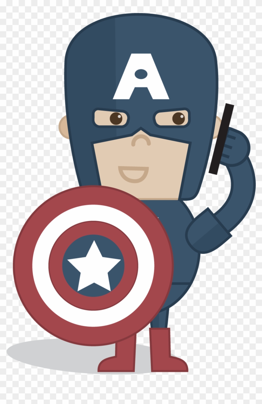Avengers Characters Captain America - Avengers Of Omnichannel #1262260