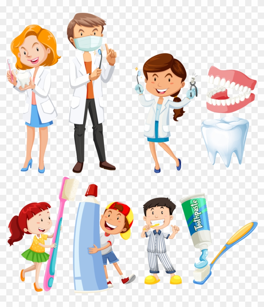 Dentistry Toothbrush Illustration - Dentist Illustration #1262294