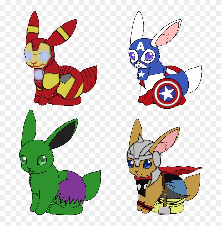 The Avengers Bunnies By Hamera - The Avengers #1262315