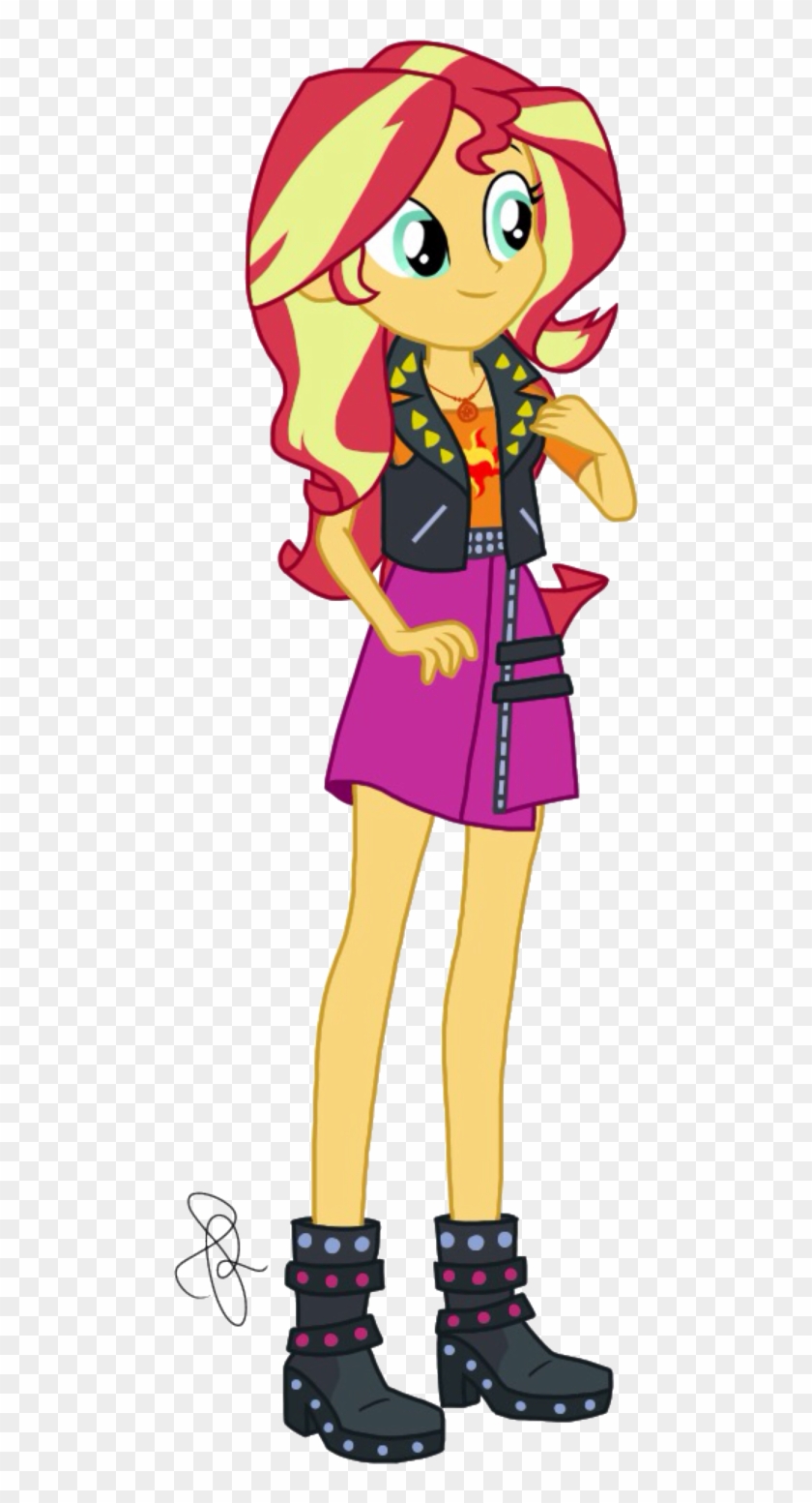 Sunset Shimmer New Look By Ilaria122 - Equestria Girls A Fine Line Legs Running #1262342