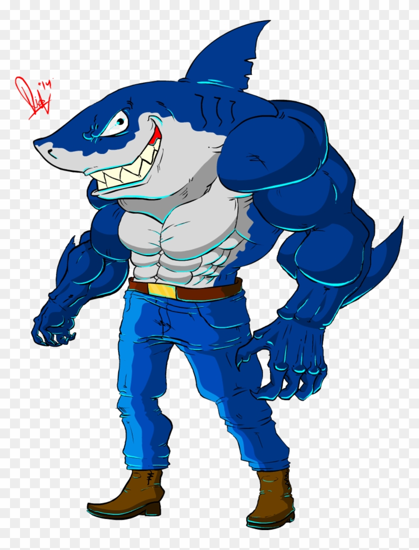 Shark Streex Drawing Clip Art - Street Sharks Cartoon Characters #1262377