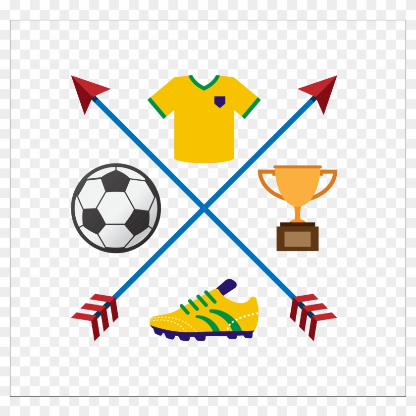 Brazil 2014 Fifa World Cup Football Clip Art - Ícone Copa Do Mundo #1262382