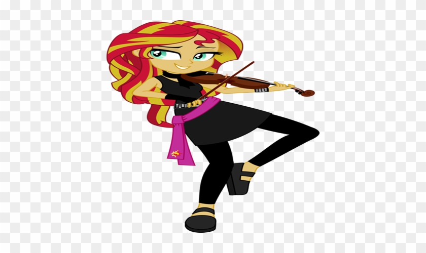 Sunset Shimmer - Sunset Shimmer Violin #1262392